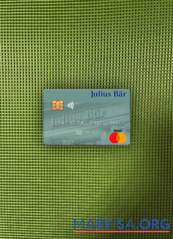 Downloadable Switzerland Julius Baer Group AG mastercard photolook front download for verification